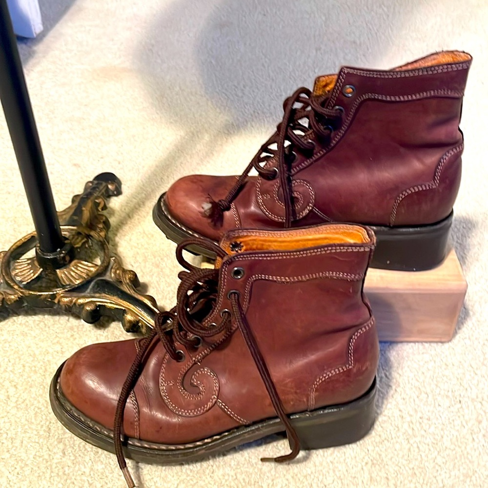 Fluevog Brown Boots Angel size 5